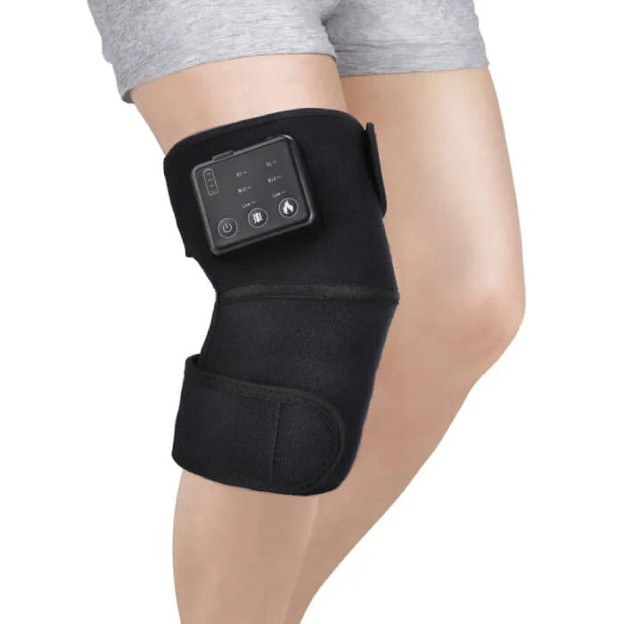 Wireless Knee Massager Brace with Heat and Vibration