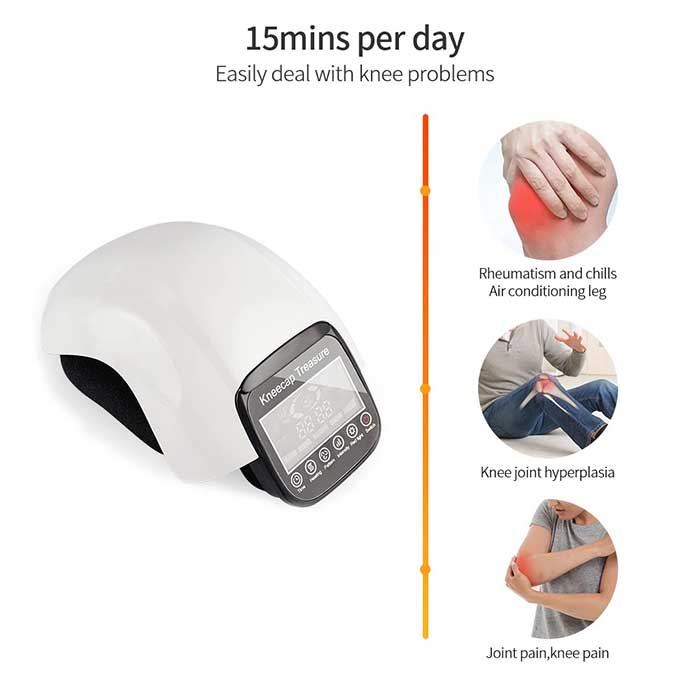 Professional Knee Massager Machine with Heat and Compression for Knee Pain and Recovery