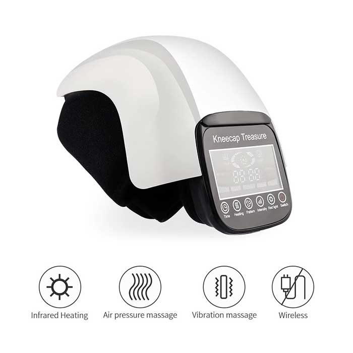 Professional Knee Massager Machine with Heat and Compression for Knee Pain and Recovery