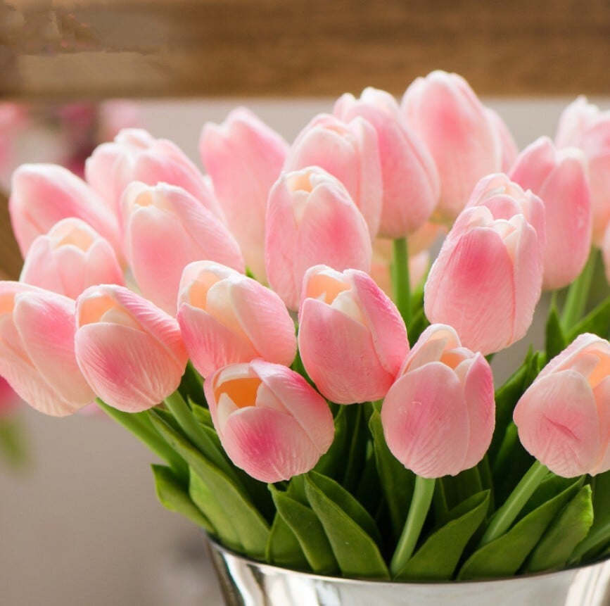 High Quality Artificial Latex Tulips