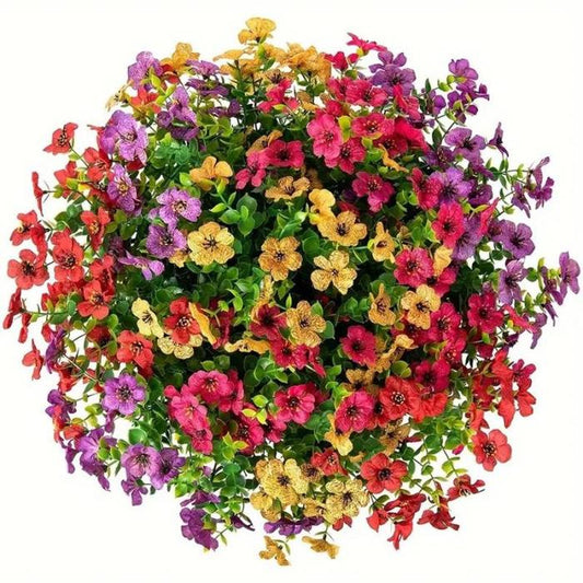 🔥Last Day Only $2.99 💐UV Resistant Colorful Faux Flower for Outdoors