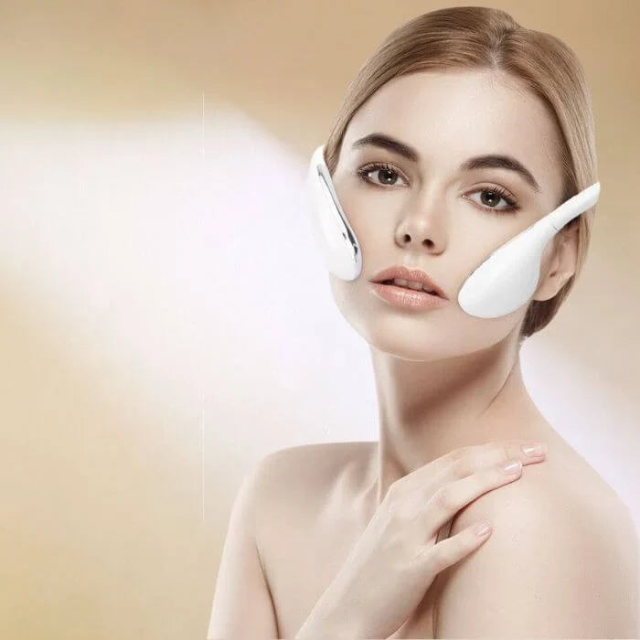 Microcurrent Facial Contour Device for Face Sculpting, Tightening, and Shaping