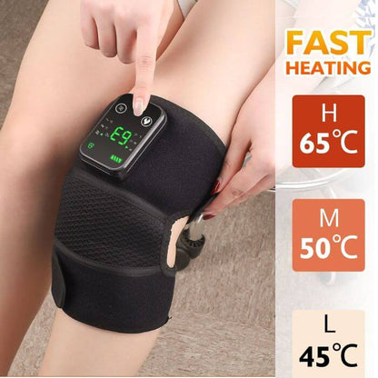 Multi-Functional Knee Massager Brace With Heat for Knee Pain and Recovery