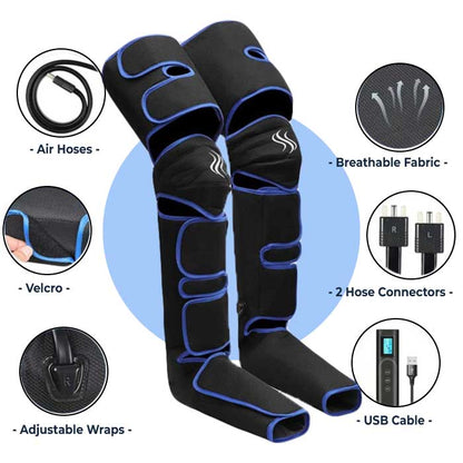 Air Compression Leg Massager with Heat