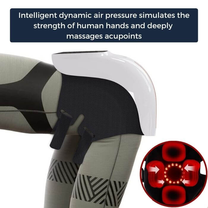 Knee Massager with Heat and Compression for Knee Pain Relief and Recovery