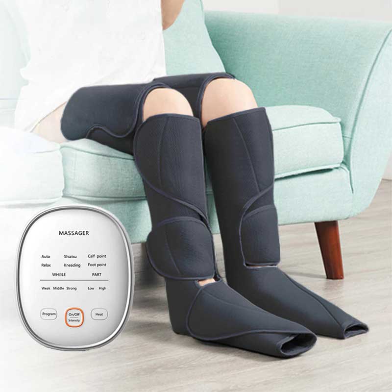 Air Compression Leg Massager With Heat For Circulation