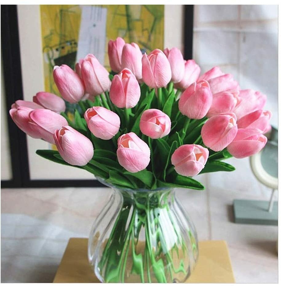 High Quality Artificial Latex Tulips